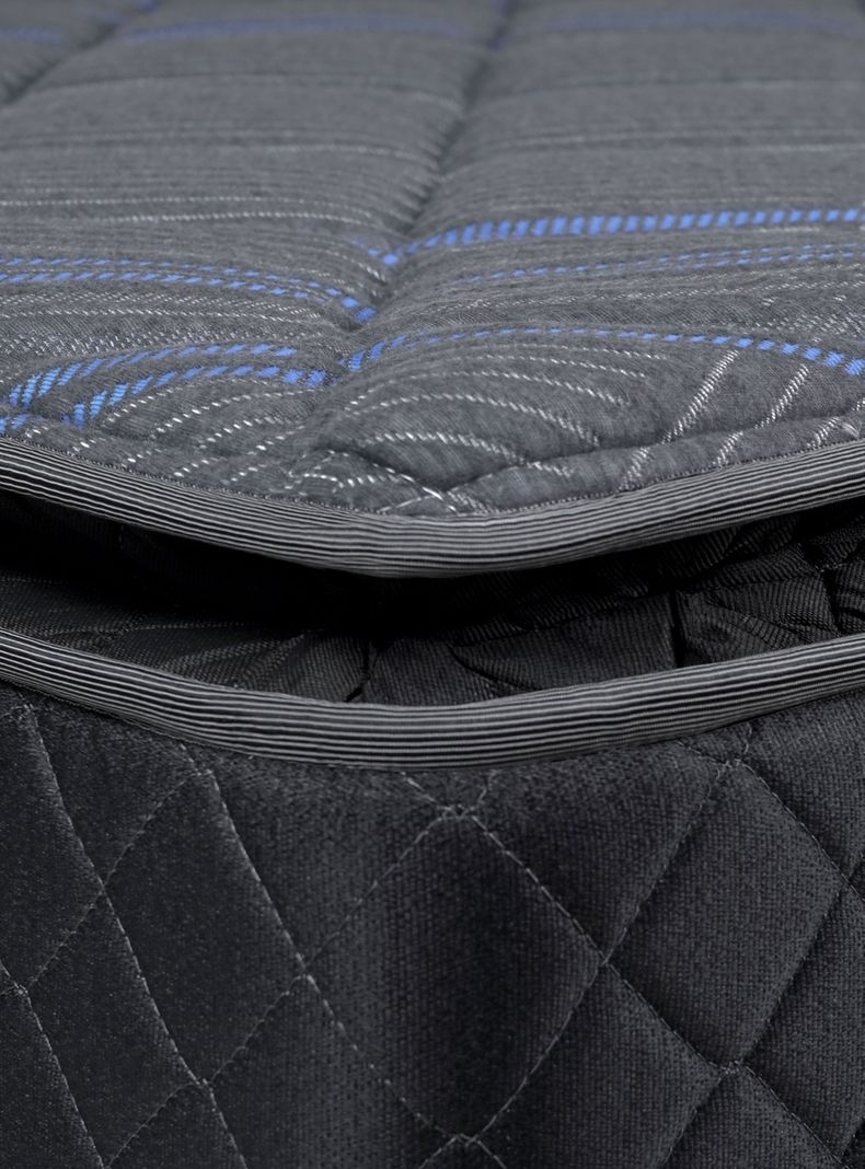 Cama Europea Nuit King + Respaldo Acolchado-3
