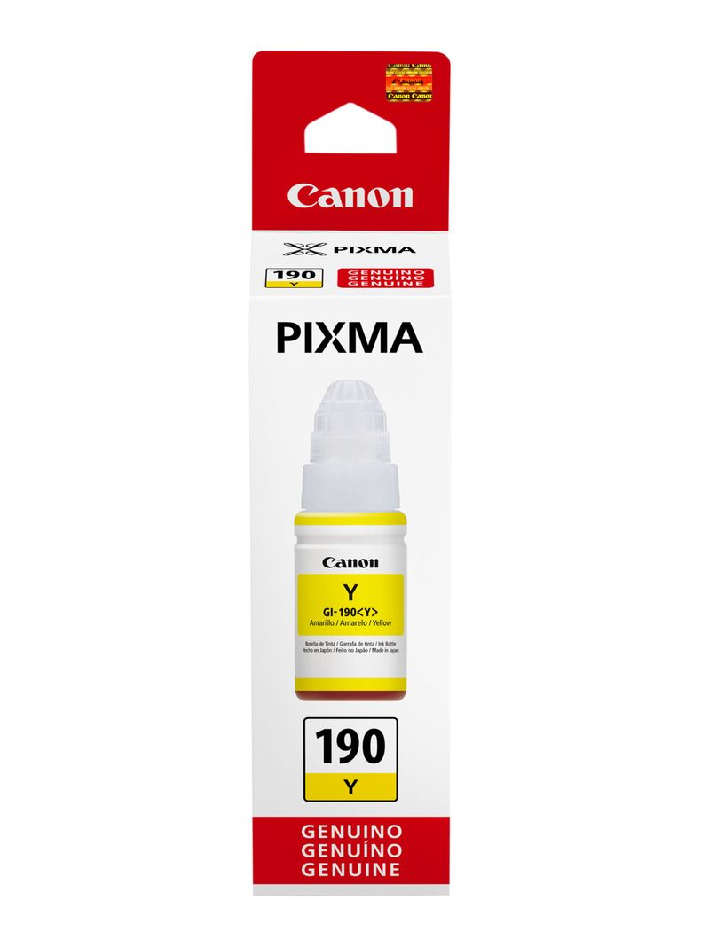 Botella de Tinta Suministro GI-190 Yellow