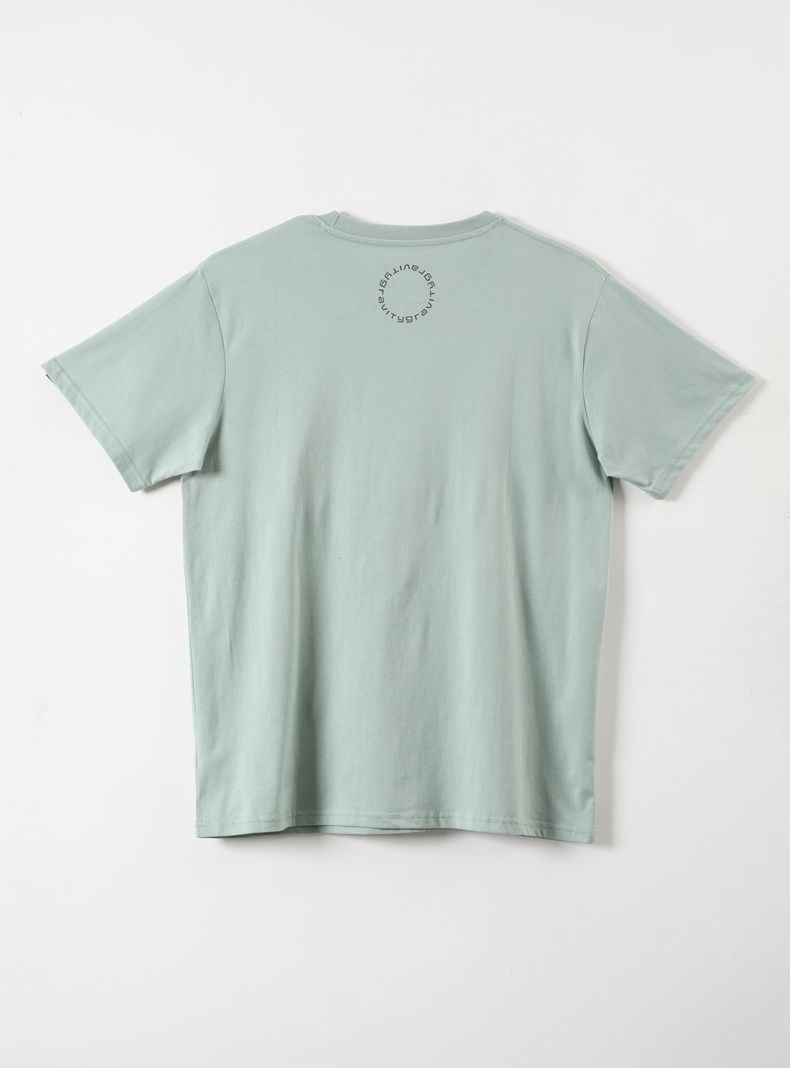 Polera Regular Fit Logo Type Print-1