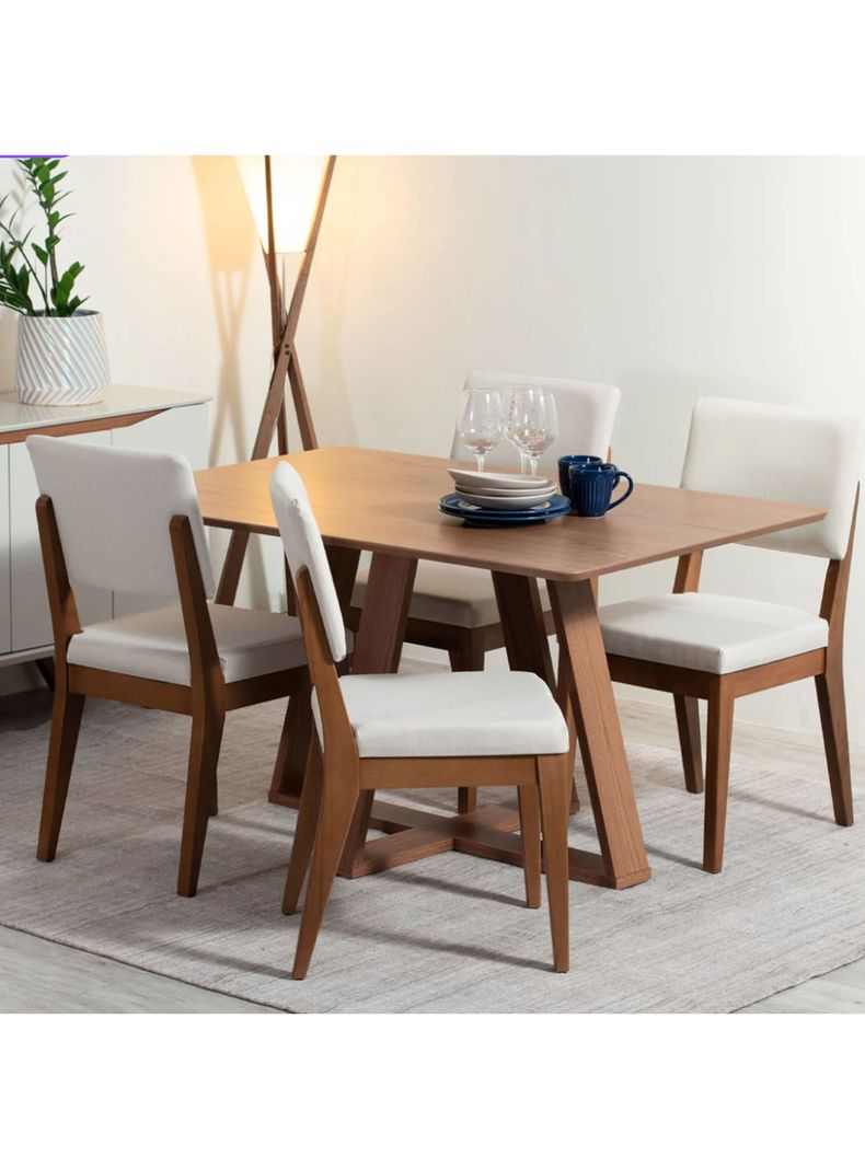 Juego Comedor Avena + 4 Silla Ella-4