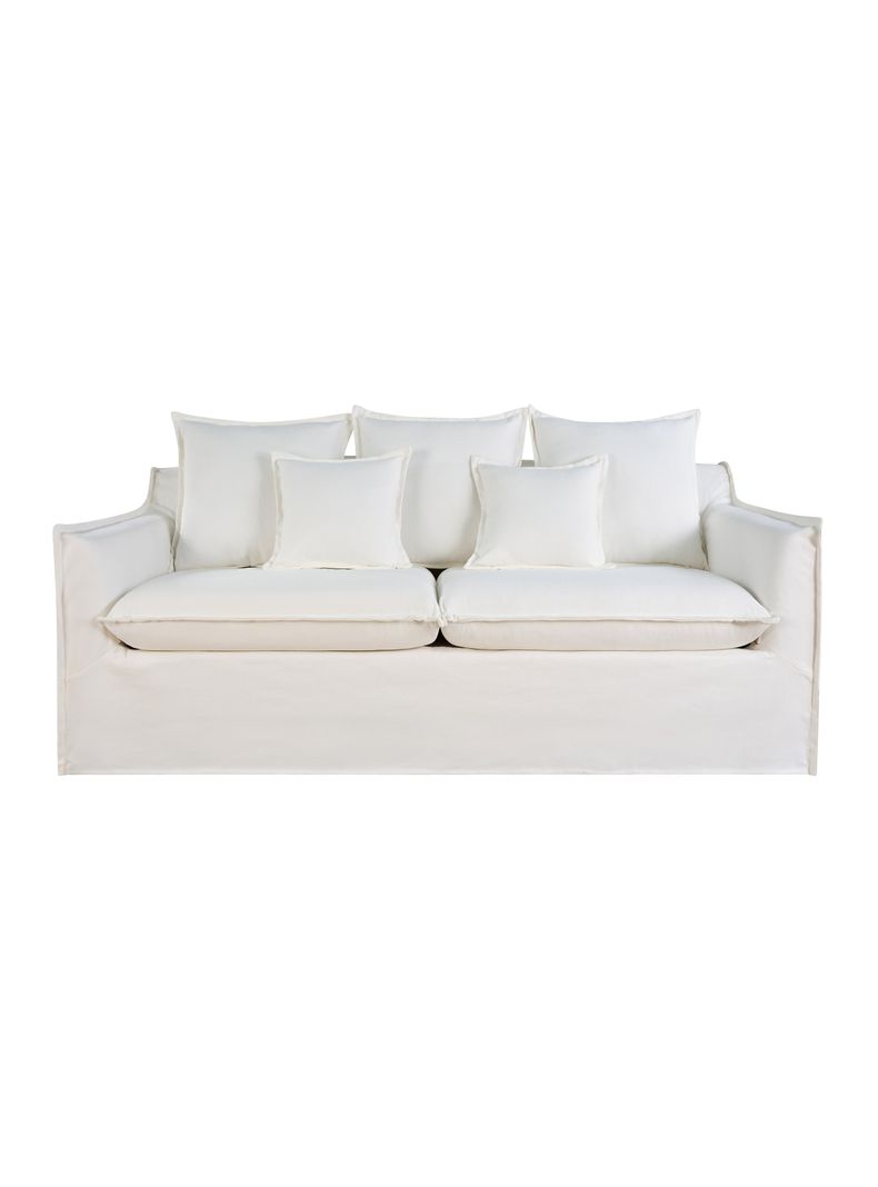 Sofa Lino Santorini 3 Cuerpos