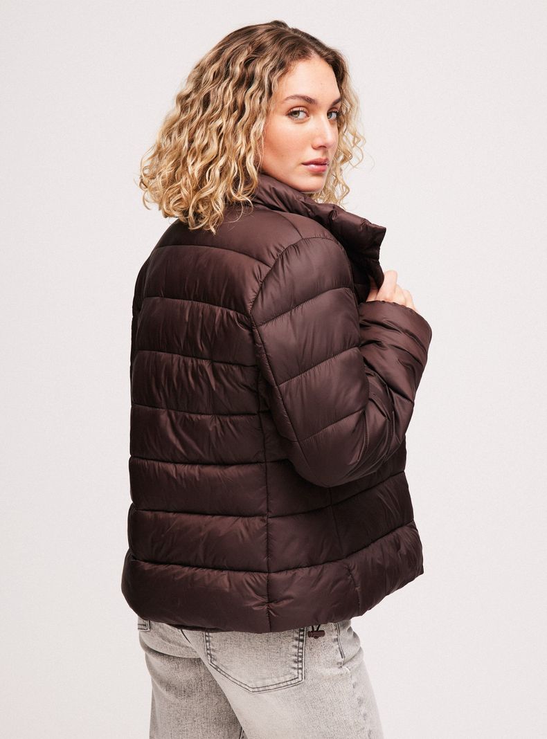 Parka Puffa con Bolsillos Relaxed Fit-1