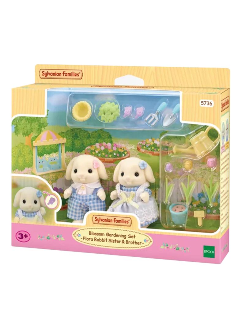 Figuras de Colección Hermanos Conejo Flora