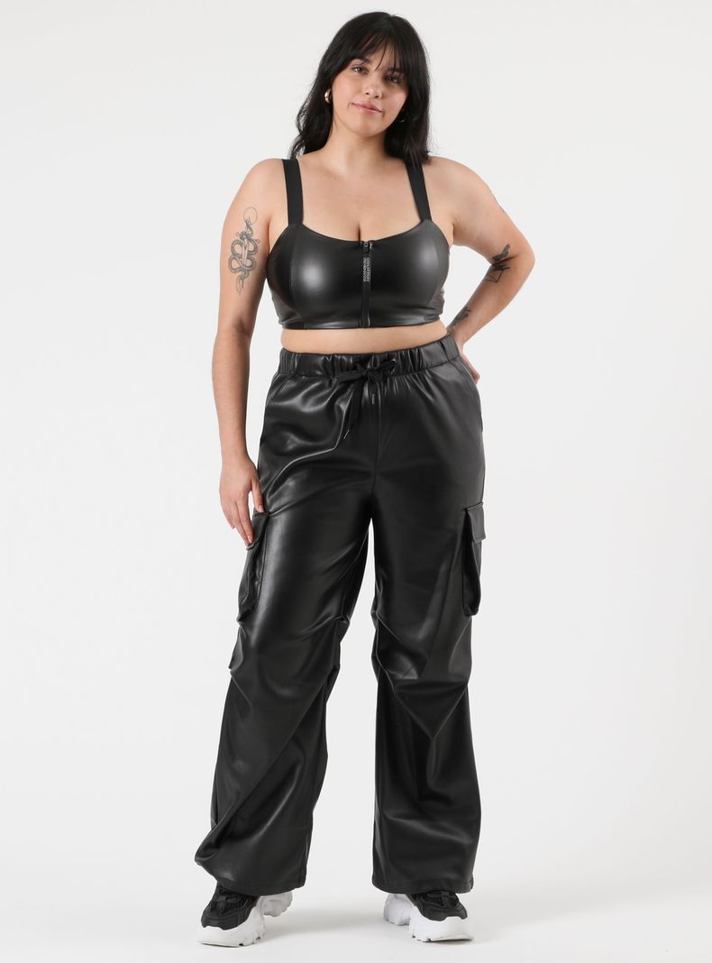 Peto Top Cuerina con Cierre Faba-5