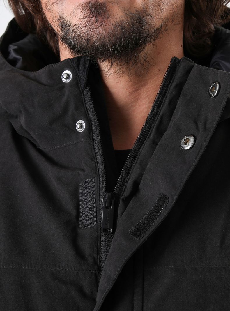 Chaqueta con Bolsillo Larga Impermeable-2