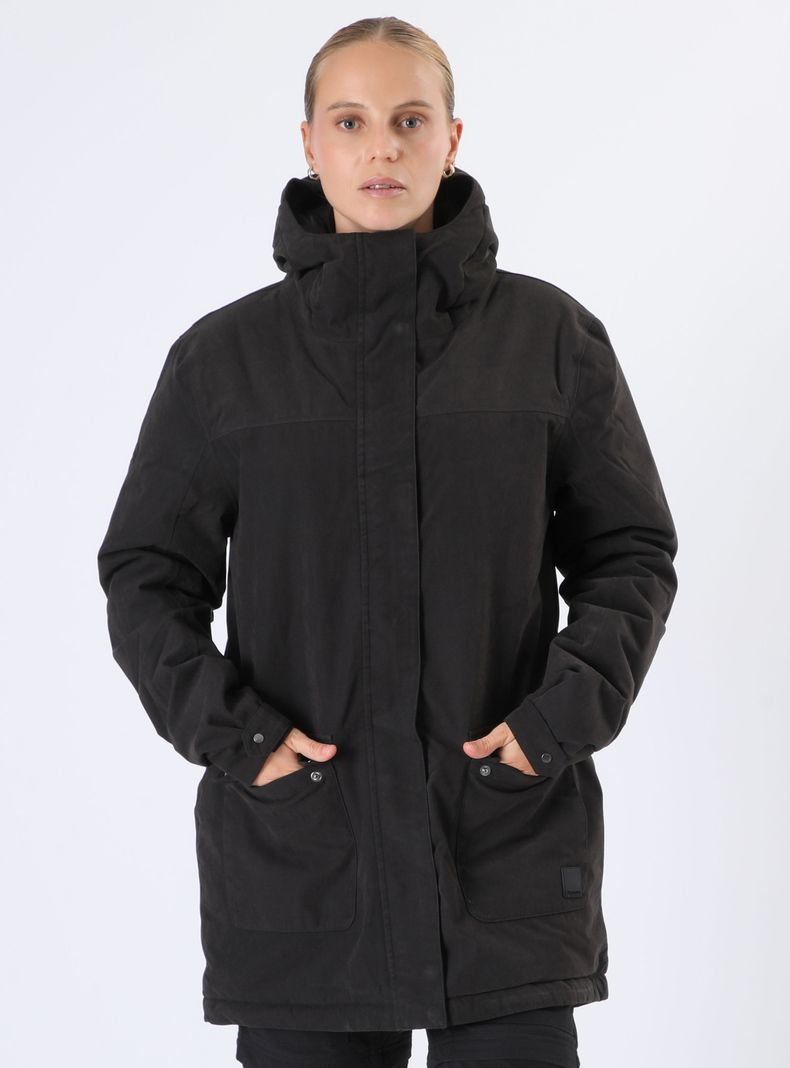 Chaqueta Larga Impermeable-0