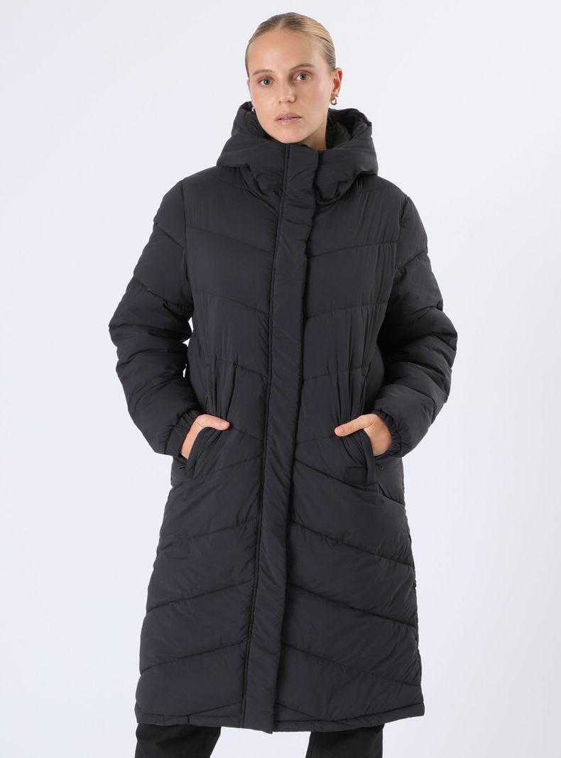 Parka con Capucha Larga-0