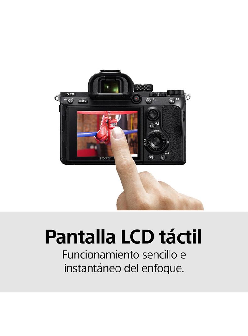 Cámara con Sensor de Imagen Full-Frame ILCE-7M3K -3
