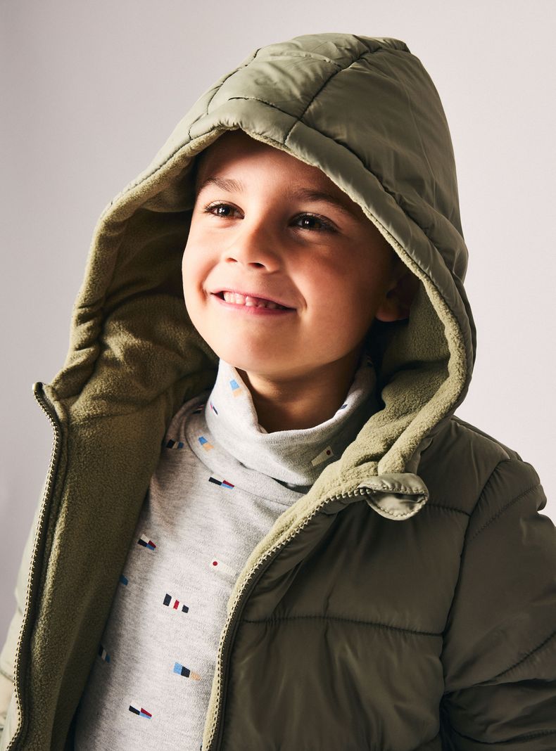Parka Básica con Forrado Micropolar-4