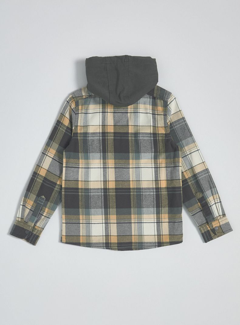 Camisa Cuadros Gorro-3