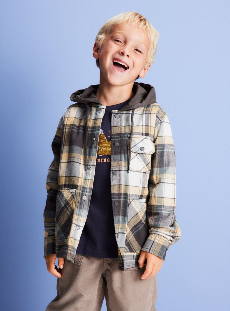 Camisa Cuadros Gorro-1