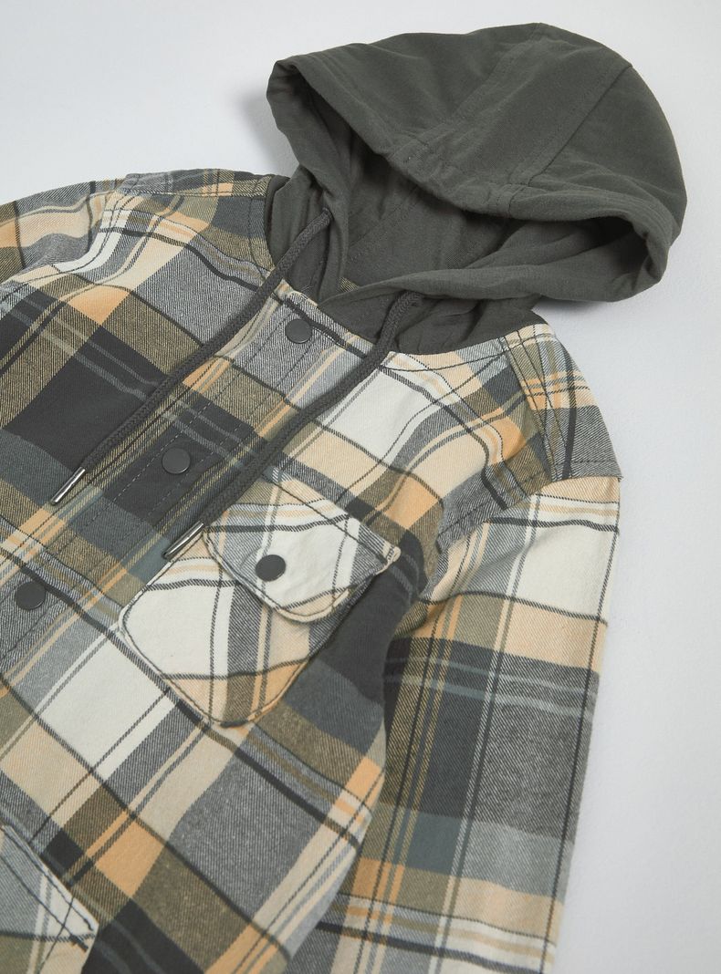 Camisa Cuadros Gorro-4