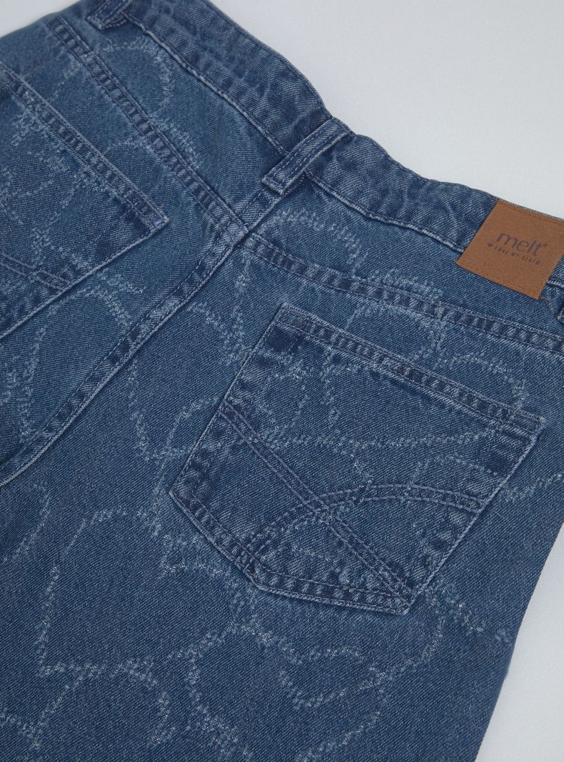 Jeans con Laser Print-2