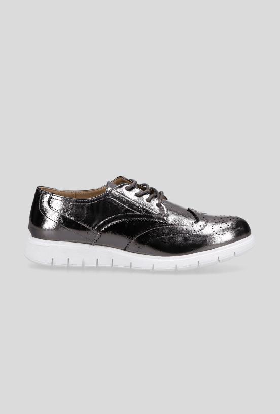 Zapato Casual Tipo Oxford Acordonado Mujer-3