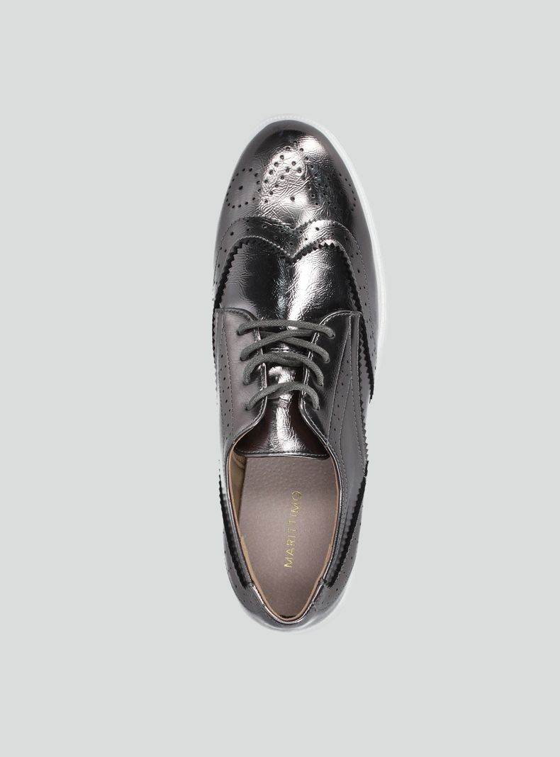 Zapato Casual Tipo Oxford Acordonado Mujer-2