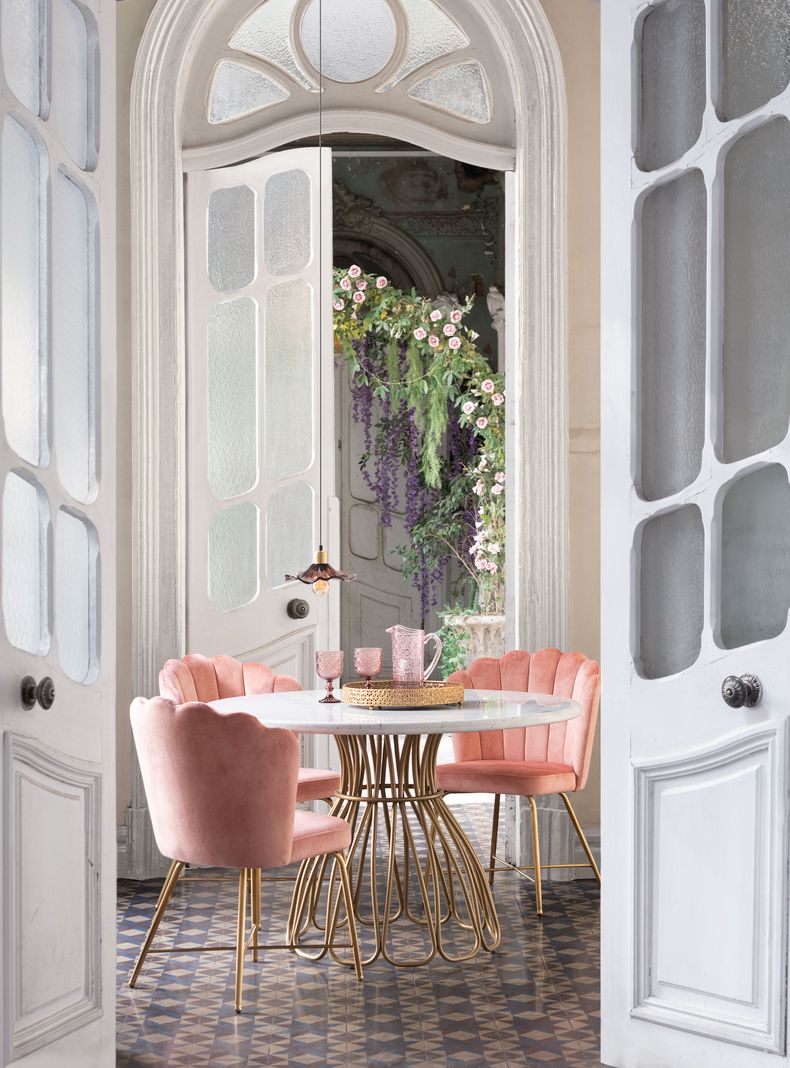 Mesa Comedor Belleza Redonda 120x78 cm-5