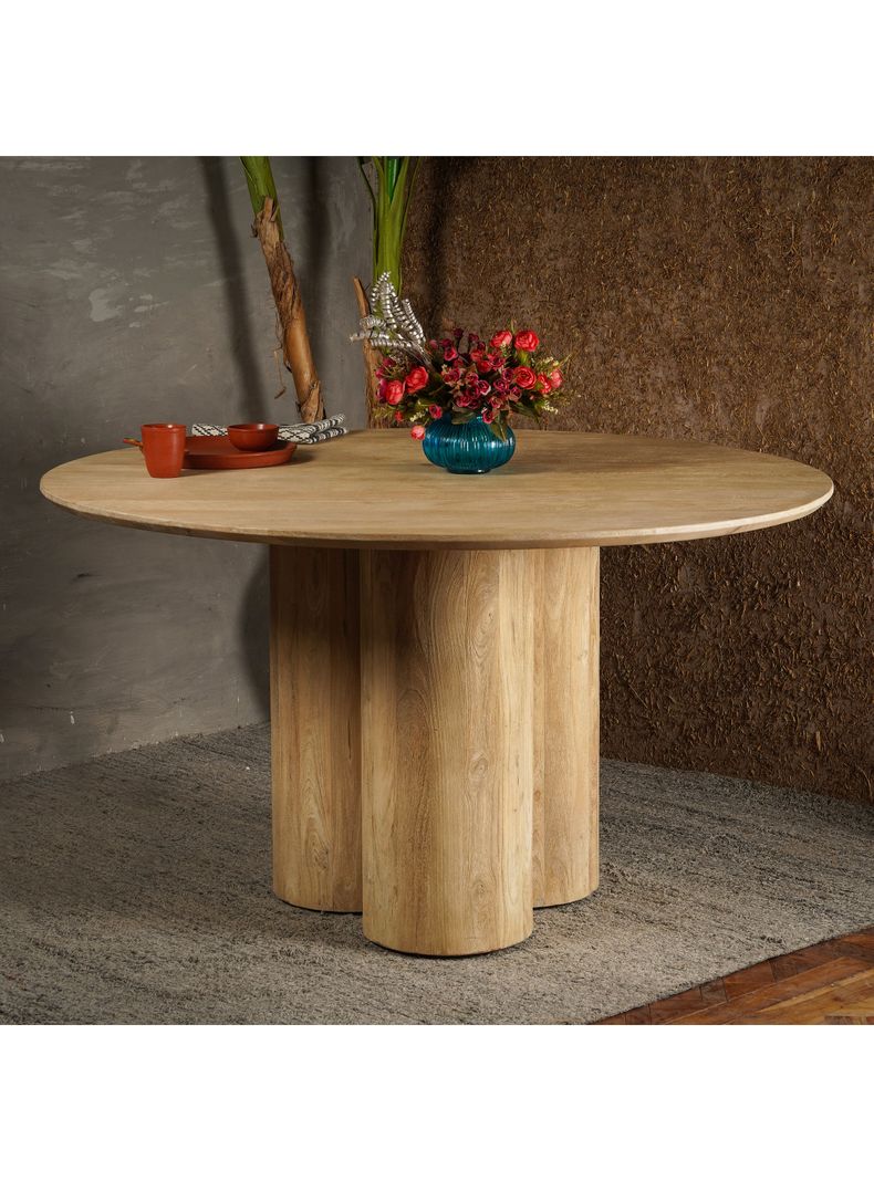 Mesa Comedor Organic Redonda 140 cm-7