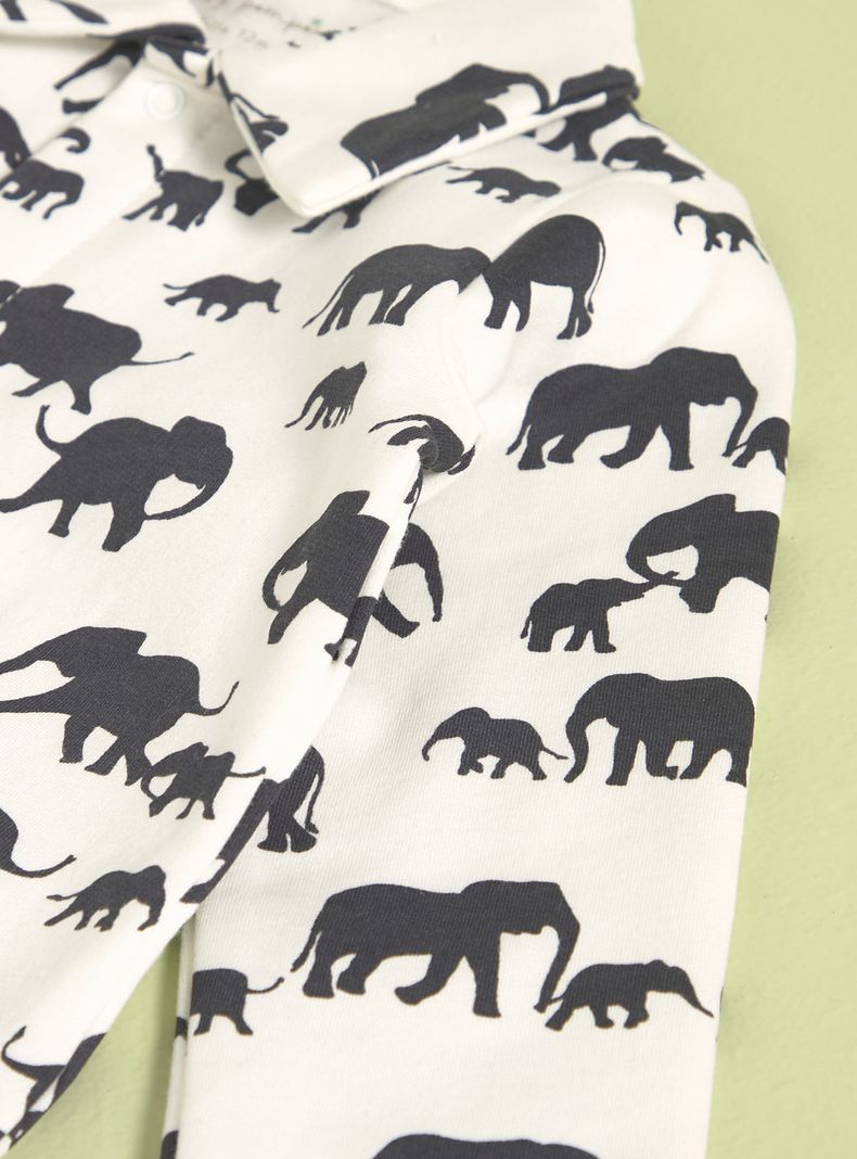 Pijama Estampado Orgánico Animales-2