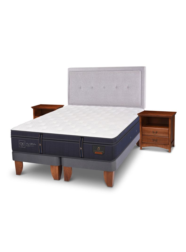 Cama Europea King Grand Premium + Set Ganges