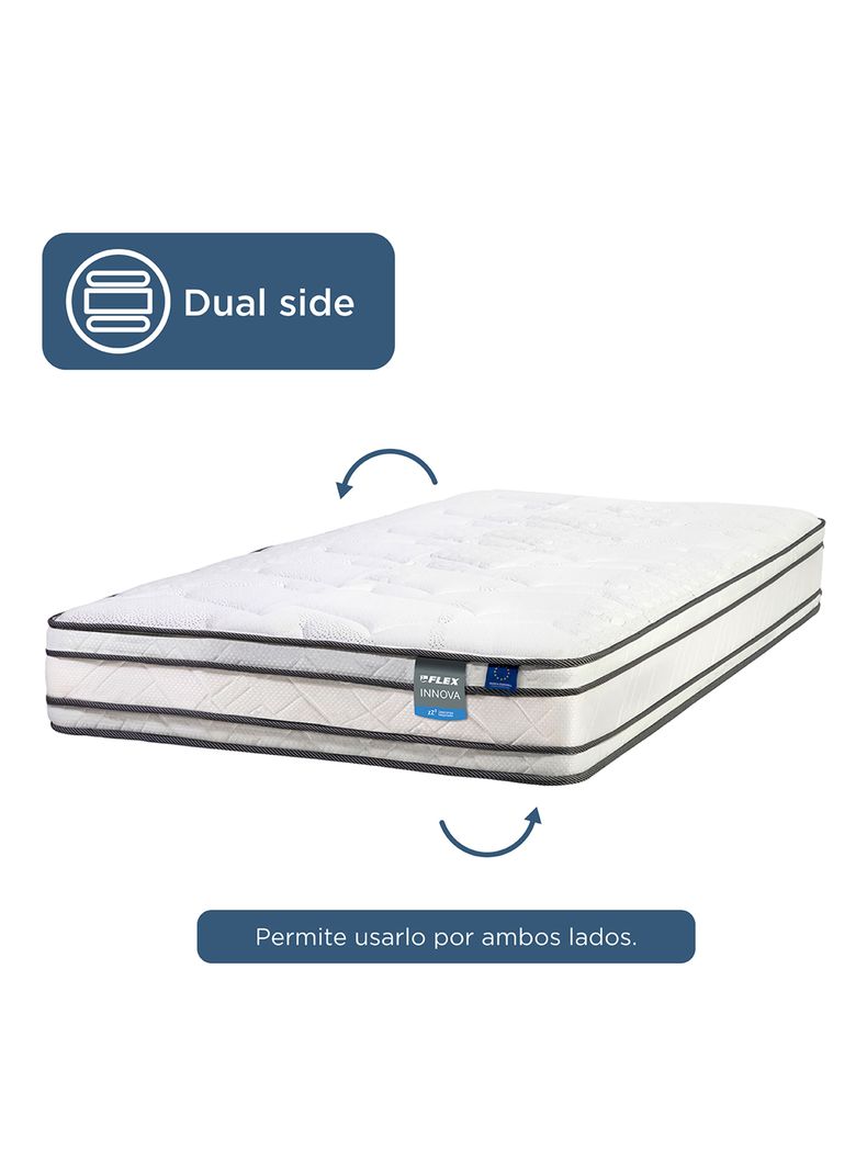 Cama Europea Innova 1.5 Plazas Chocolate-3