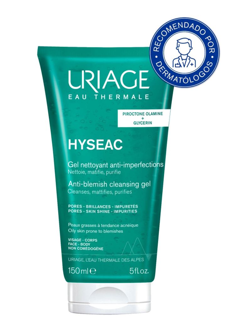 Gel Limpiador Purificante Hyséac 150 ml Uriage
