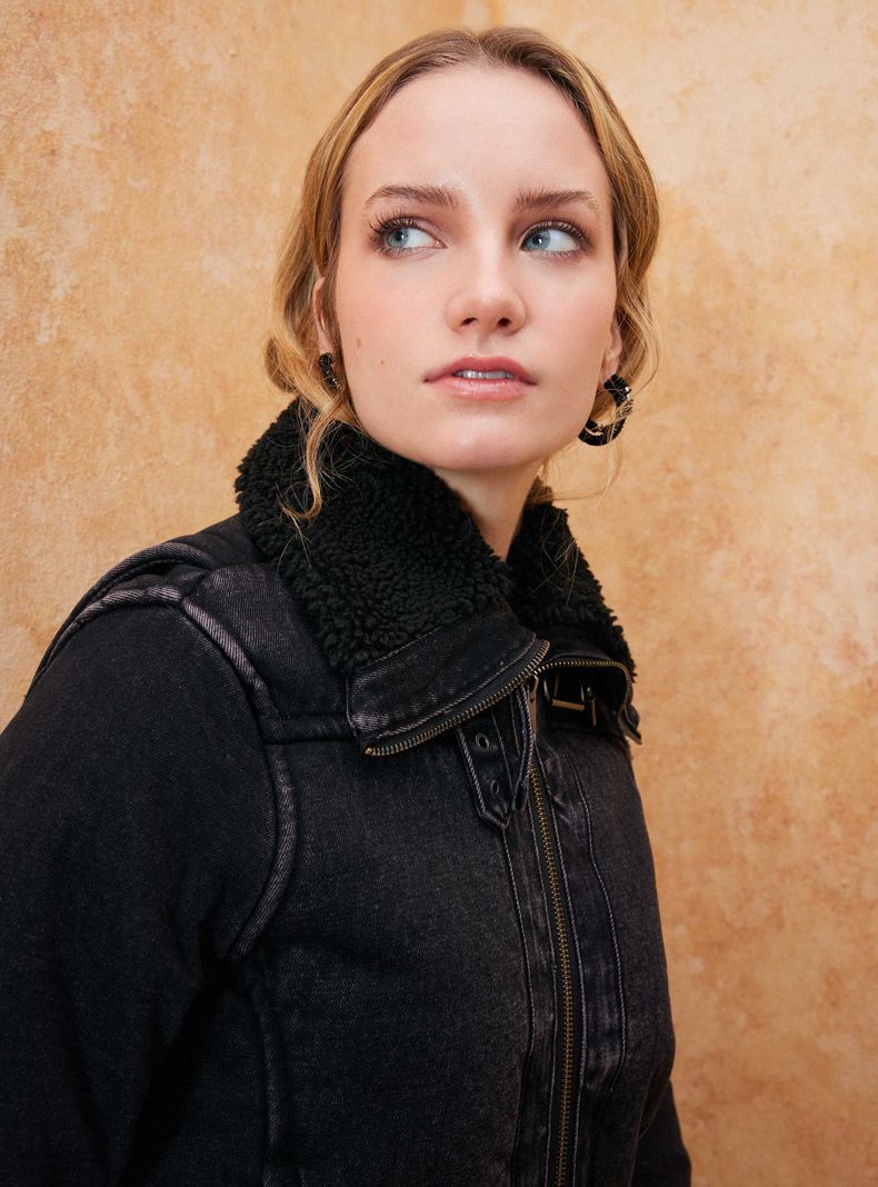 Chaqueta Forrada con Sherpa-2