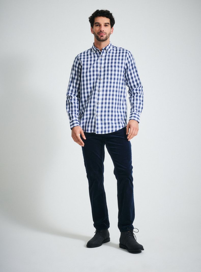 Camisa Manga Larga Franela Suave Algodon-4