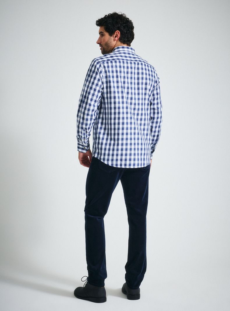 Camisa Manga Larga Franela Suave Algodon-5