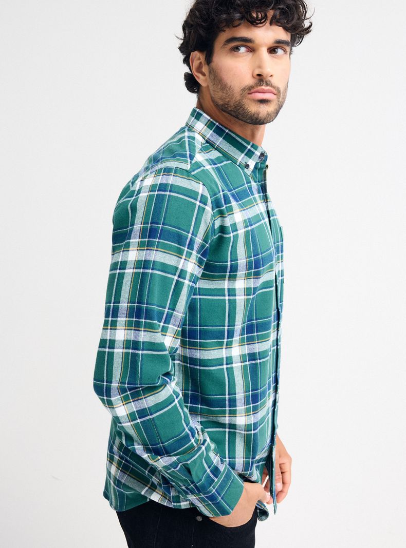 Camisa Franela Checks Multicolor-3