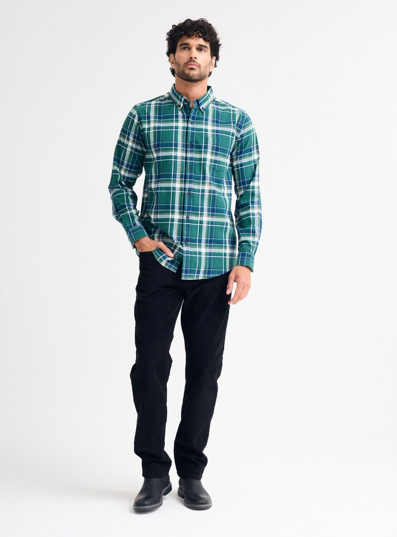 Camisa Franela Checks Multicolor-4