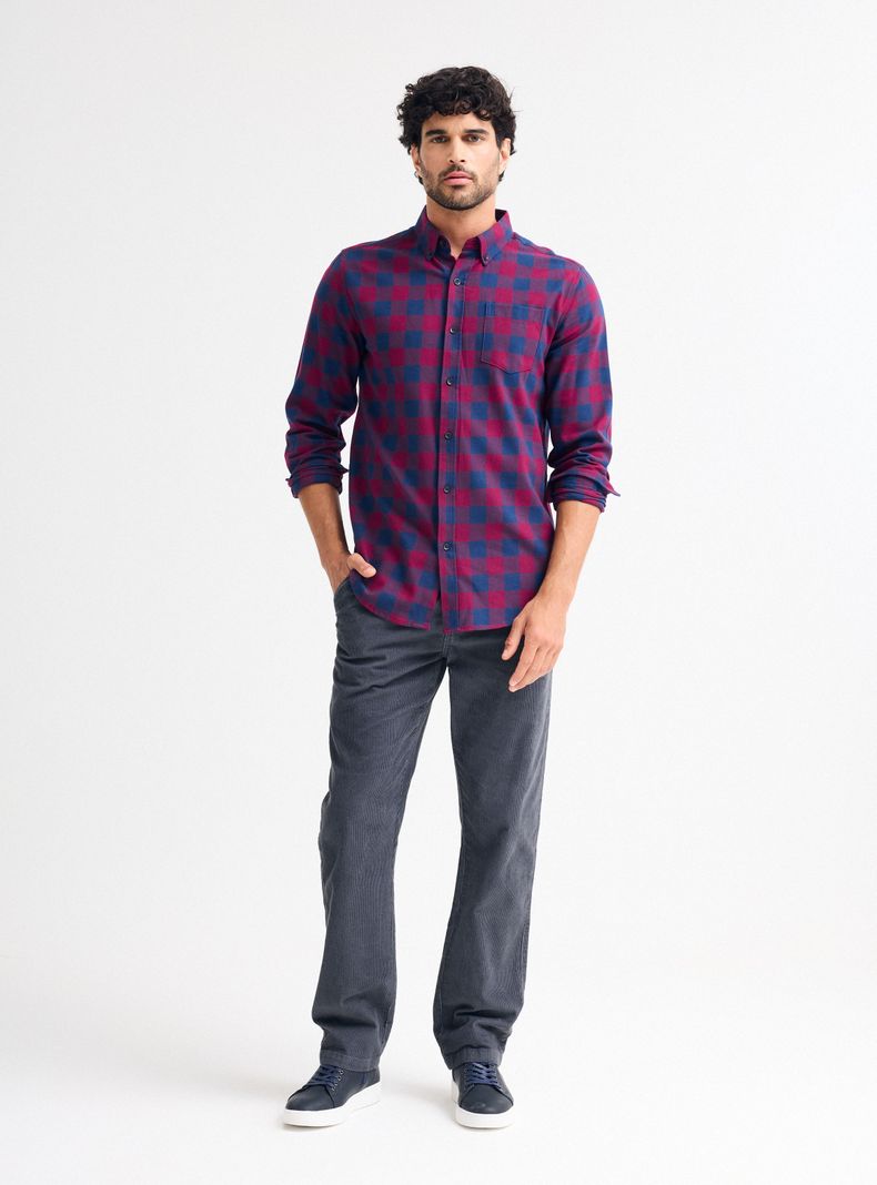 Pantalón Cotele Corte Chino-4
