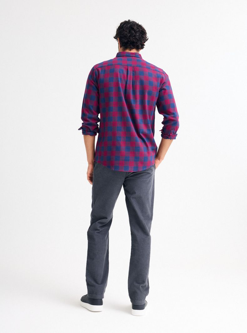Pantalón Cotele Corte Chino-5