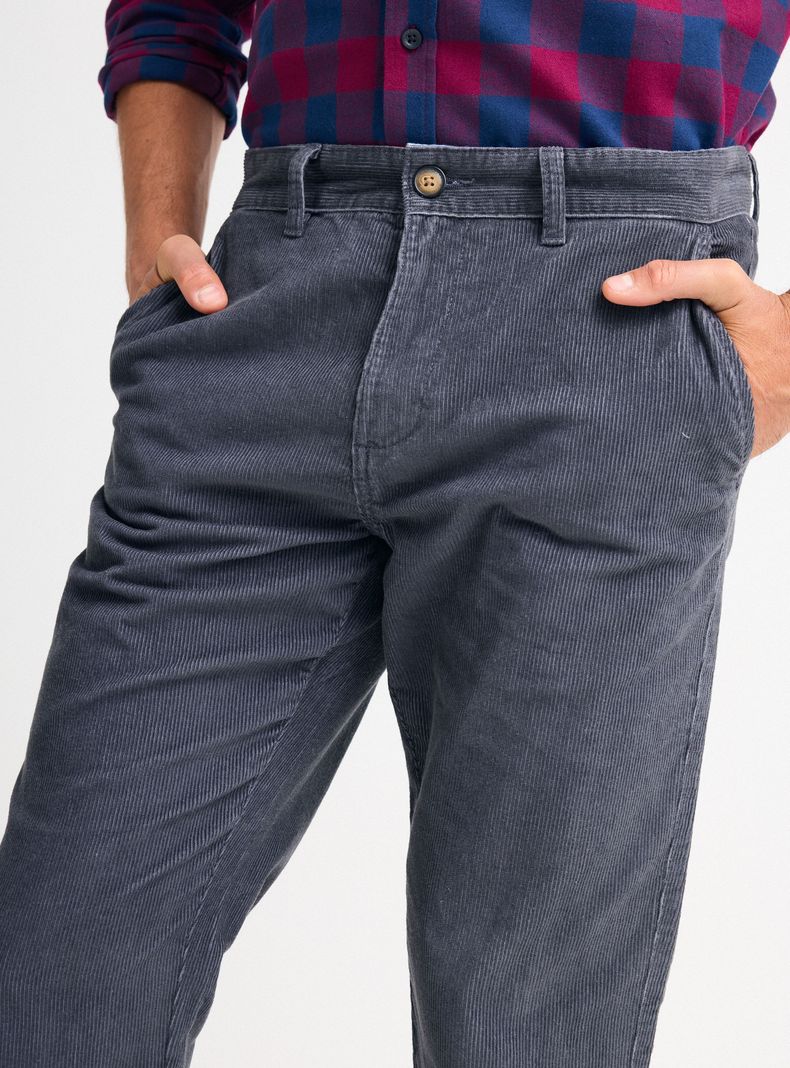 Pantalón Cotele Corte Chino-2