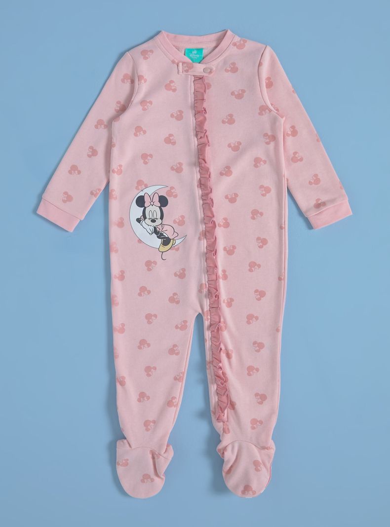 Pijama Enterito con Cierre de Minnie-0