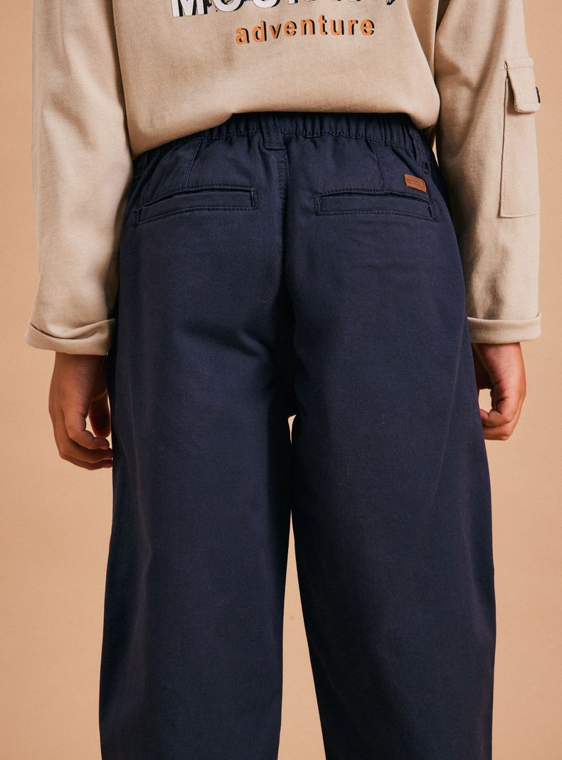 Pantalón Chino Color Cargo Fit-3