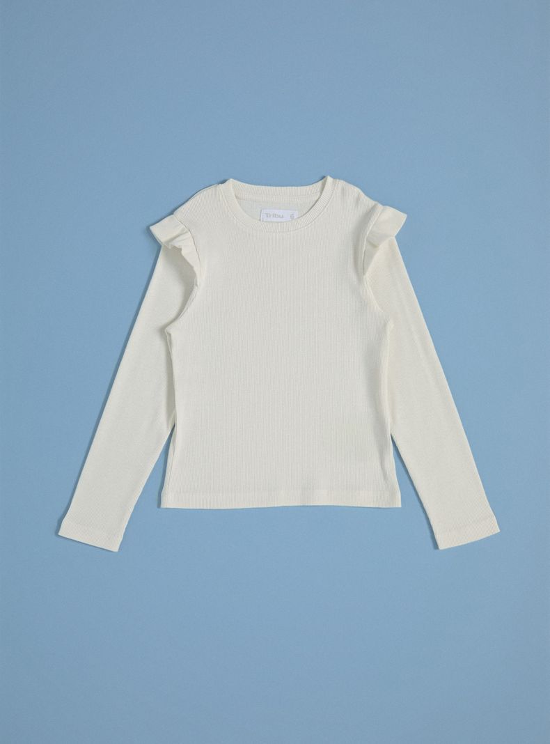 Polera Modelo Rib Lisa Vuelitos-2