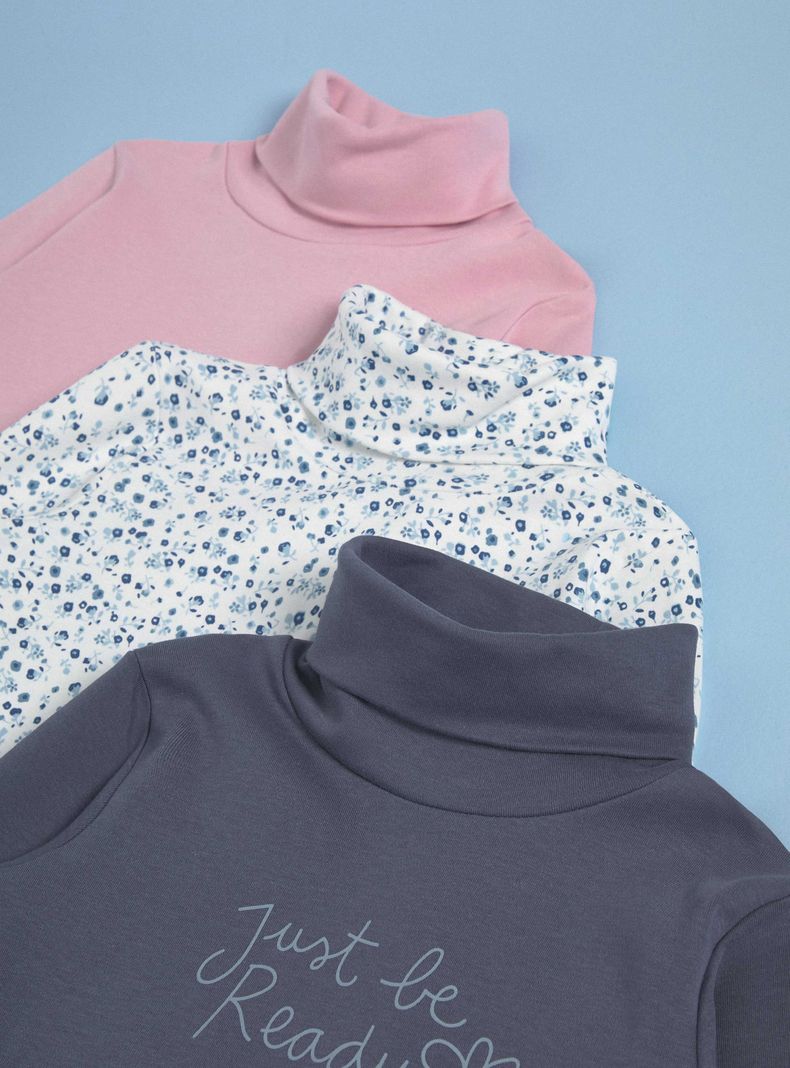 Polera Tripack Beatle Liso Estampado-2