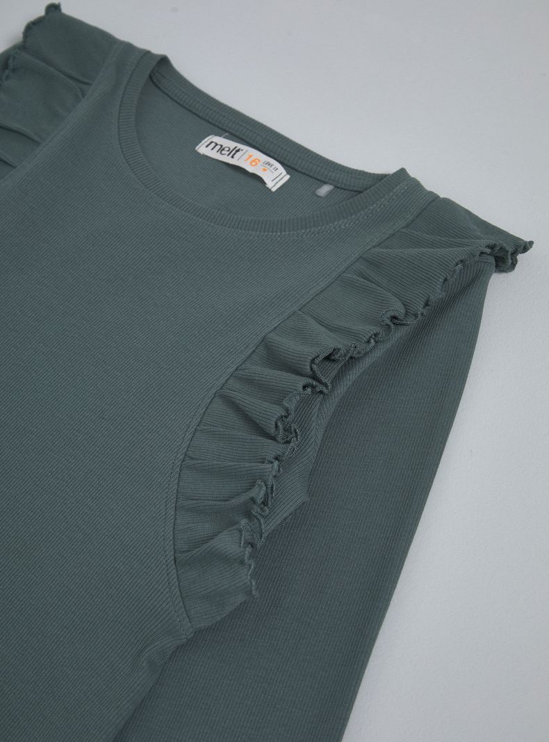 Polera Manga Larga con Vuelos-2