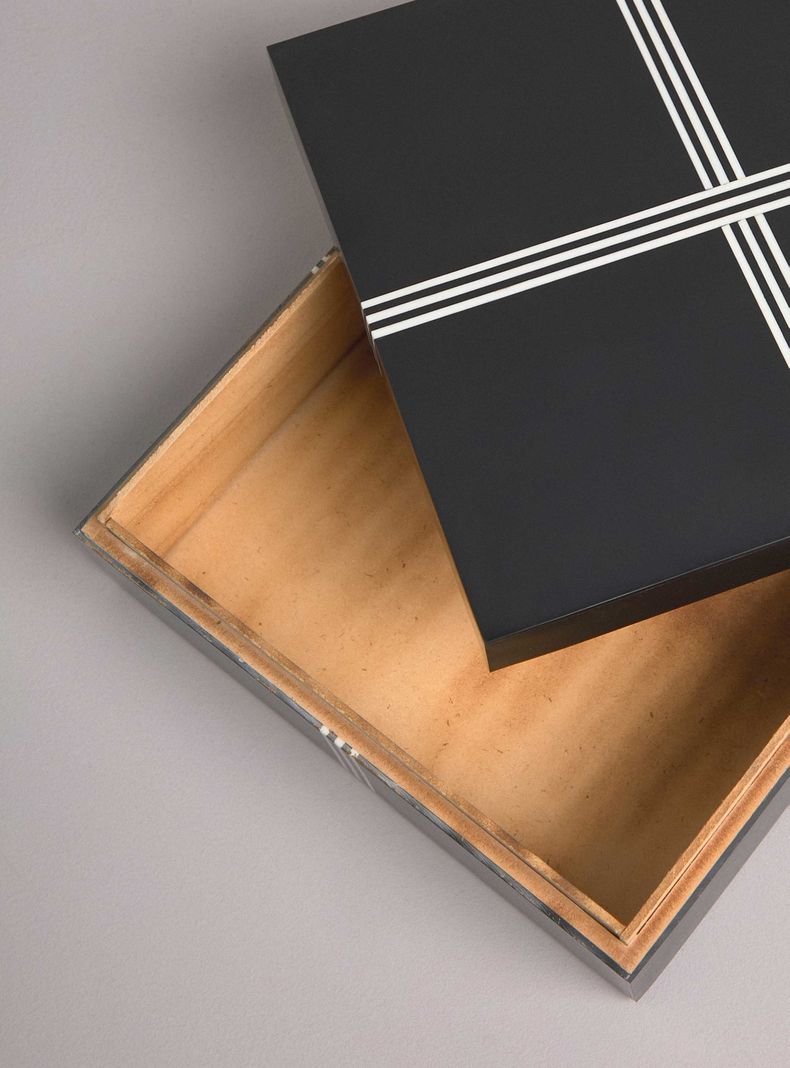 Caja Terra Negro 23x25 cm-2