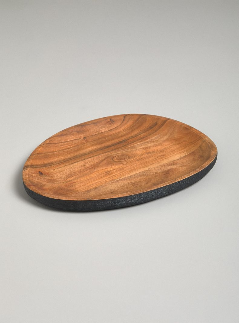 Plato Madera 30.5 cm-0