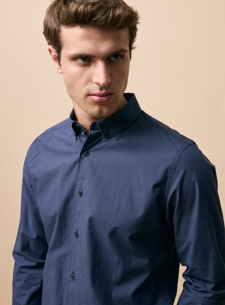 Camisa Mini Cuadro Bi Color-3