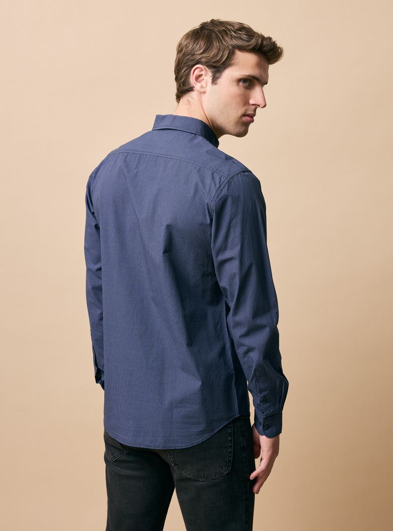 Camisa Mini Cuadro Bi Color-1