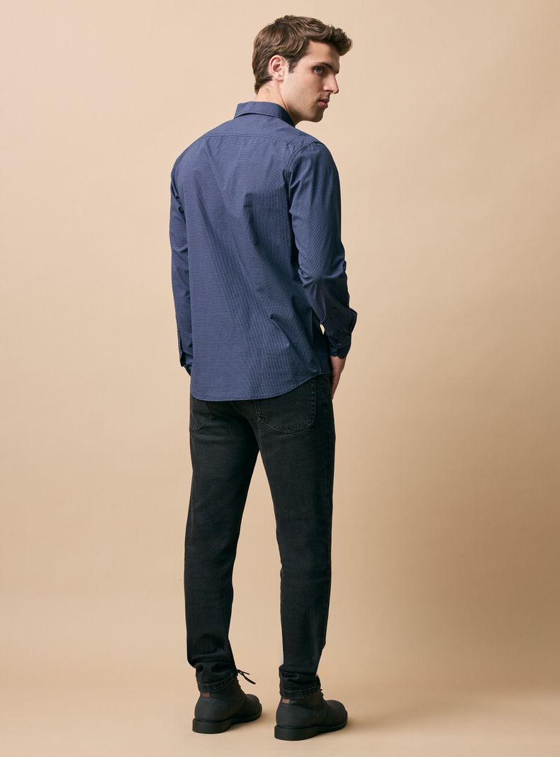 Camisa Mini Cuadro Bi Color-5