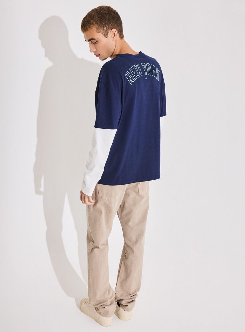 Polera Manga Larga Back Print Regular Fit-5