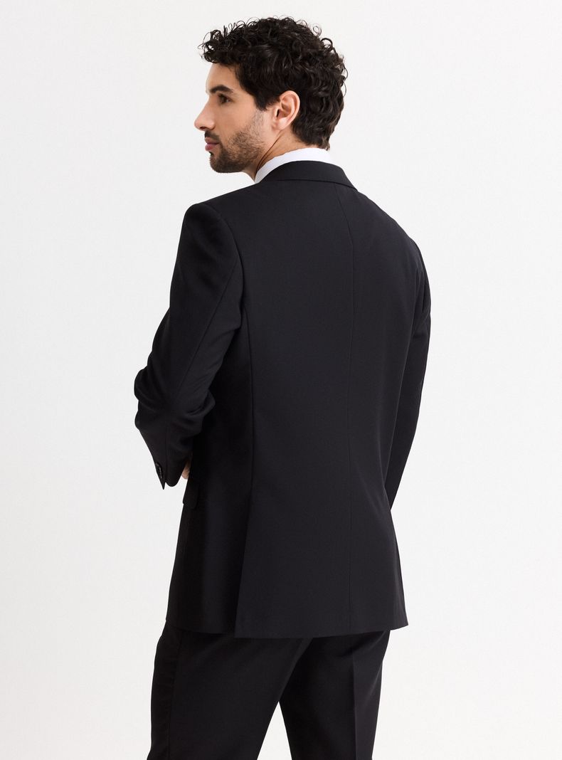 Traje Recto 100% Lana Lisa Regular Fit-1