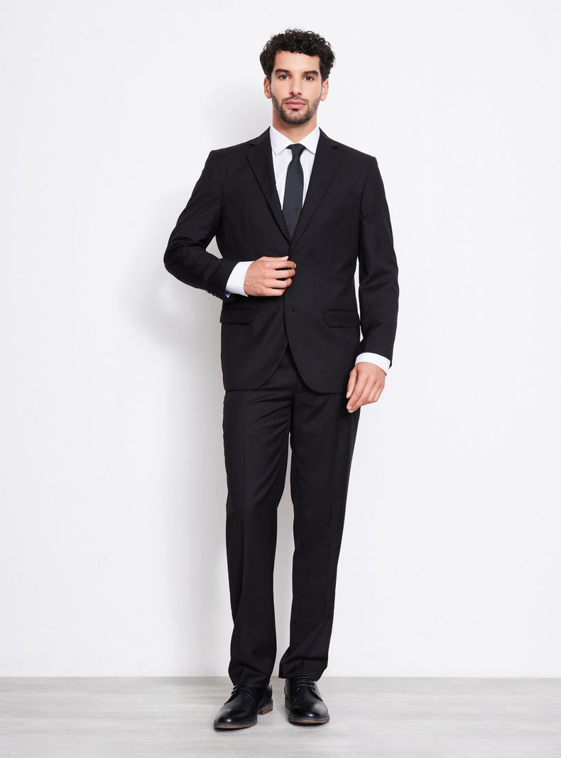 Traje Recto Regular Fit Liso-4
