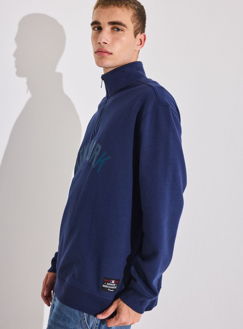Sweater Funnel Neck Half Loose Fit-2