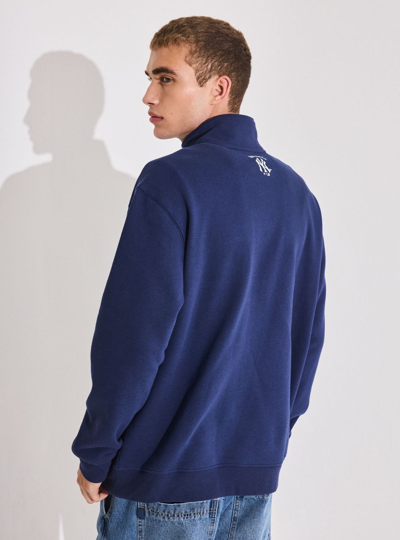 Sweater Funnel Neck Half Loose Fit-1