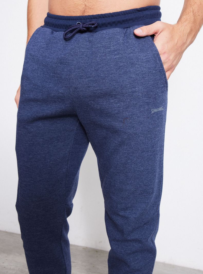 Pantalón Pretina en Contraste Bolsillo con Cierre-2