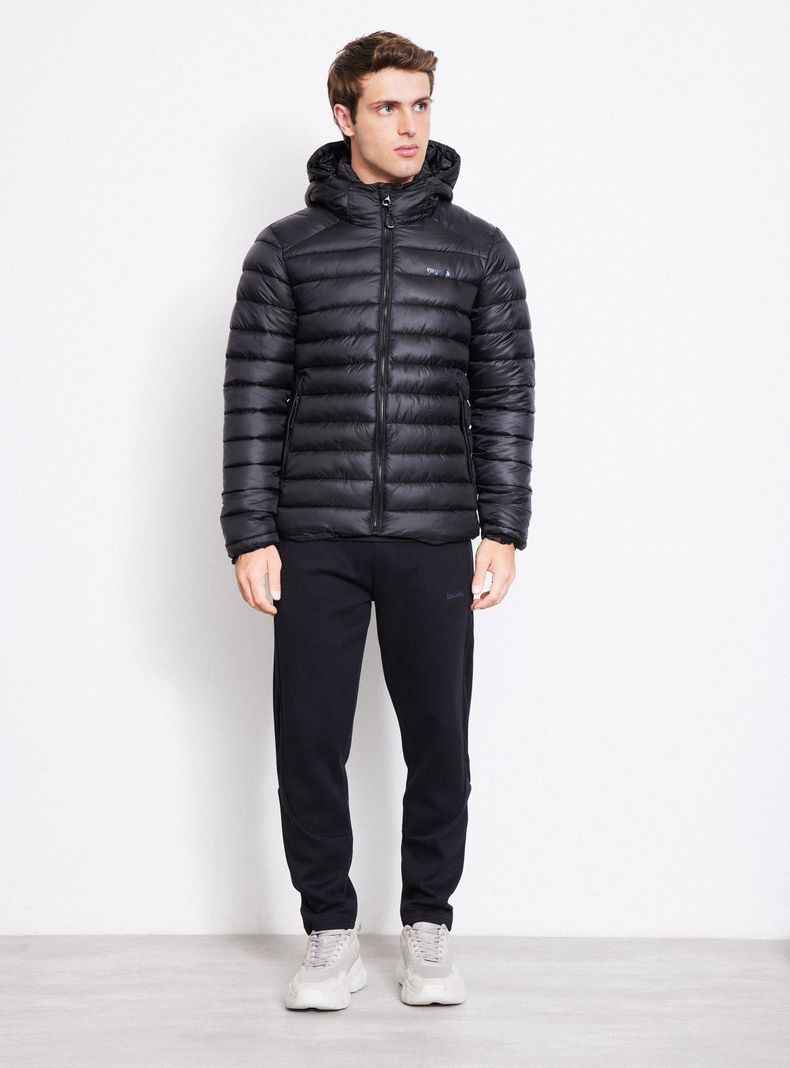 Parka Cuello Alto 3 Bolsillos con Cierre-4